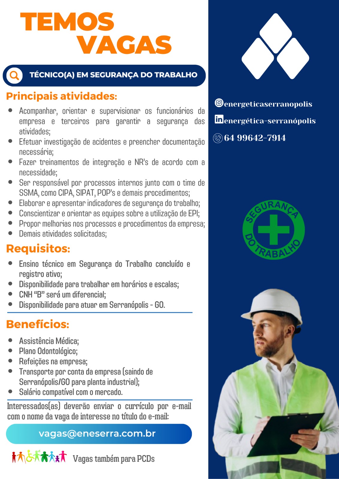 Tecnico(a) em Segurança do Trabalho